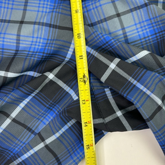 Nike Golf Tour Performance Dri-Fit Men's Blue Plaid Shorts - Picture 9 of 11